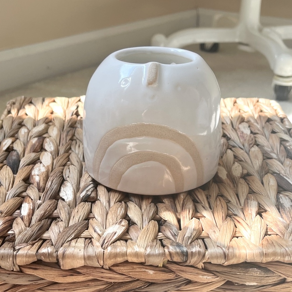 Anthropologie Ceramic Jar Candle, NWT. Original retail $32.